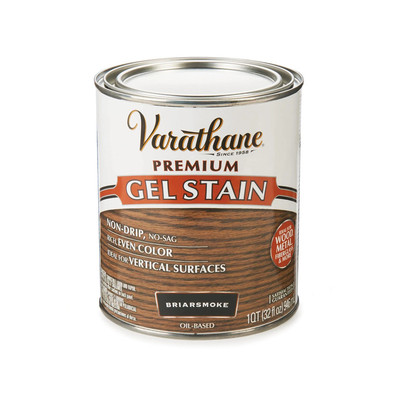 Premium Gel Stain - Oil Based - Color:Briarsmoke - Size:1 Quart